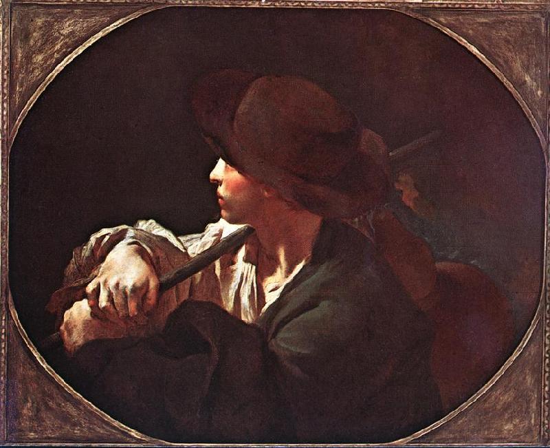 PIAZZETTA, Giovanni Battista Shepherd Boy ag Sweden oil painting art